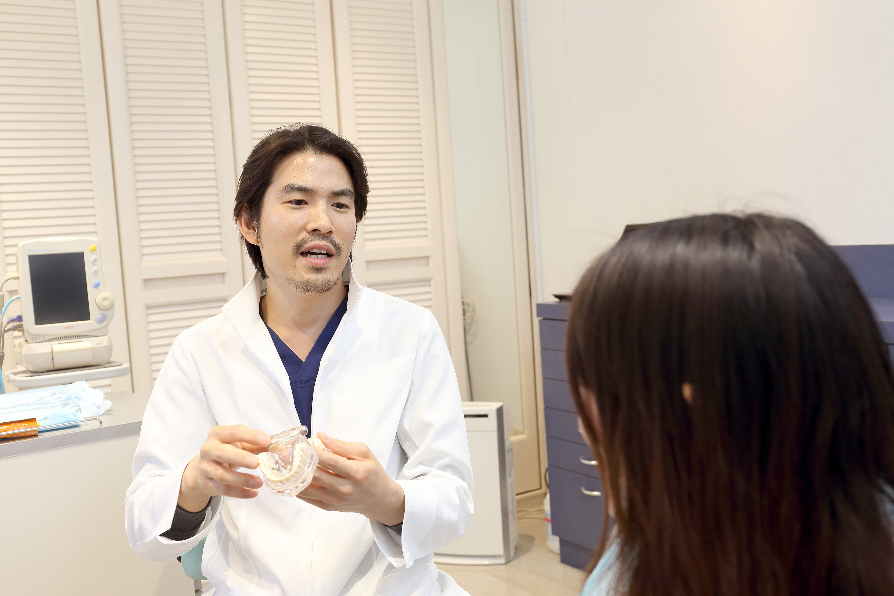荻原歯科のカウンセリング風景